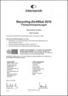 Zertifikat Interseroh